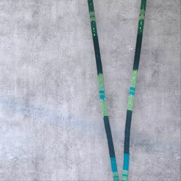 DELICA SIZE 11 SEED BEADED LANYARD - Picture 5 of 7